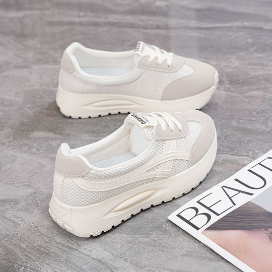 Damen Bequeme Sport-Sneaker mit atmungsaktivem Obermaterial und dämpfender Laufsohle EB