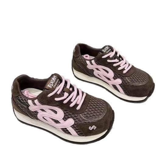 Damen Sportliche Freizeitsneaker mit atmungsaktivem Obermaterial und dämpfender Sohle EB