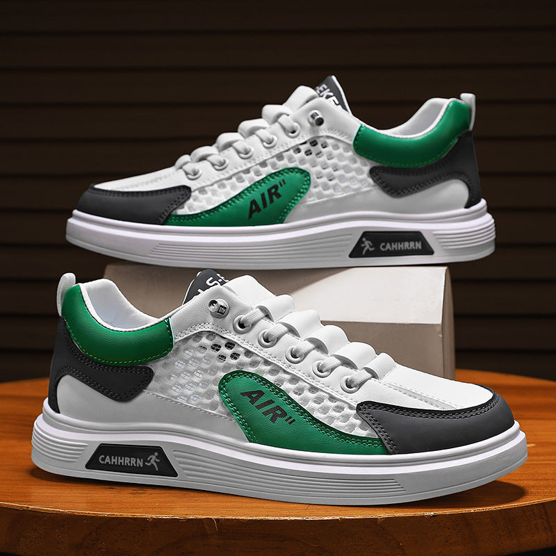 Damen Sportliche Freizeit Sneakers mit atmungsaktivem Obermaterial und dämpfender Sohle EB