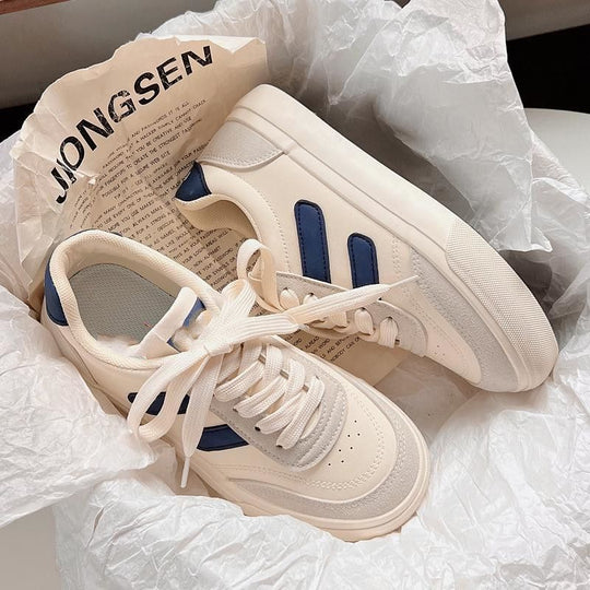 Damen Sportliche Sneakers mit atmungsaktiver Textiloberfläche und rutschfester Gummisohle EB