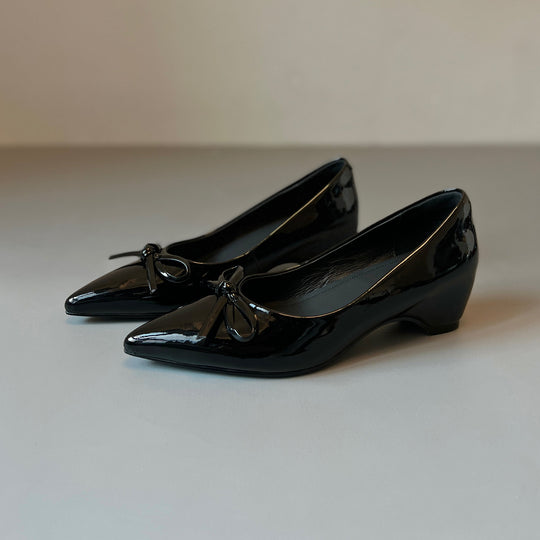 Damen elegante Slingback-Pumps mit feinem Riemchen und komfortablem Blockabsatz EB