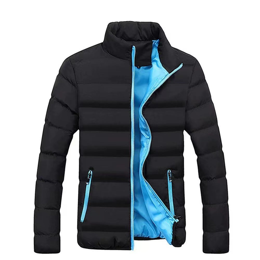 Herren nan gesteppte Thermojacke mit hohem Stehkragen und wasserabweisender Außenhülle EB
