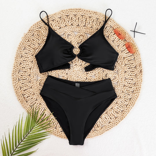 Damen Hochgeschnittener Bikini EB