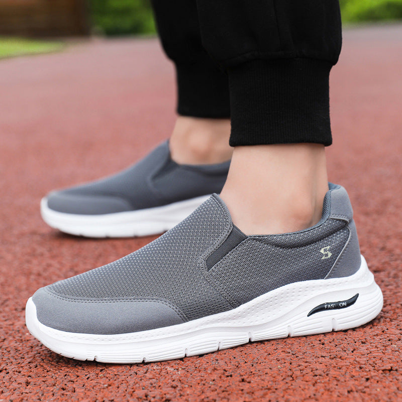 Damen bequeme Slip-On Sneakers EB