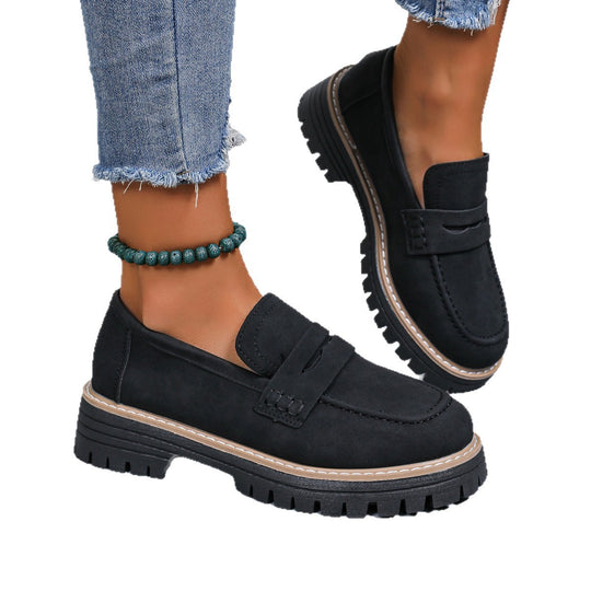 Damen Bequeme Mokassins mit trendiger Sohle und modischem Design EB