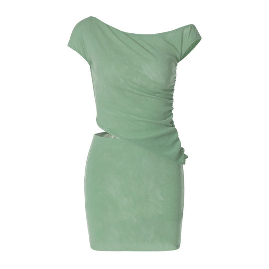 Damen Figurumspielendes Cocktailkleid mit raffiniertem Raffungselement EB