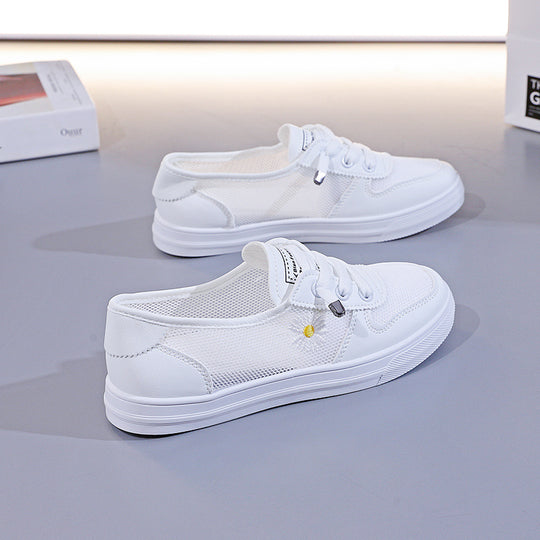 Damen Luftige Mesh-Sneaker mit elastischem Schnürsystem EB