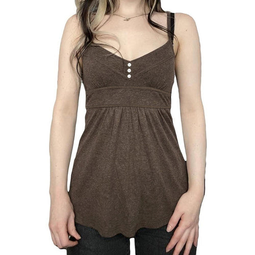 Damen Spaghetti-Trägertop mit eleganter Raffung EB