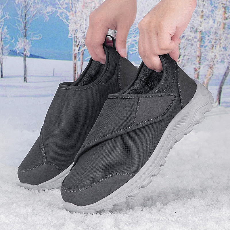 Damen Warmfutter Sneaker mit praktischem Klettverschluss EB