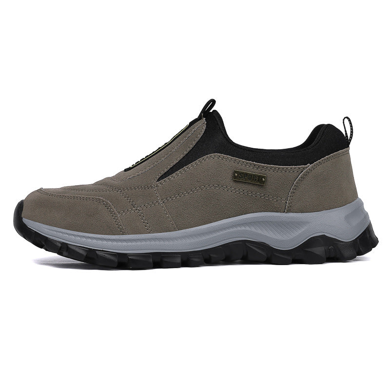 Damen Sportliche Slip-On Sneakers mit rutschfester Sohle und atmungsaktivem Obermaterial EB