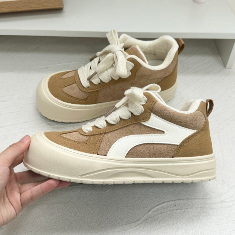 Damen Komfortable Sneakers mit weichem Innenfutter und sportlichem Design EB