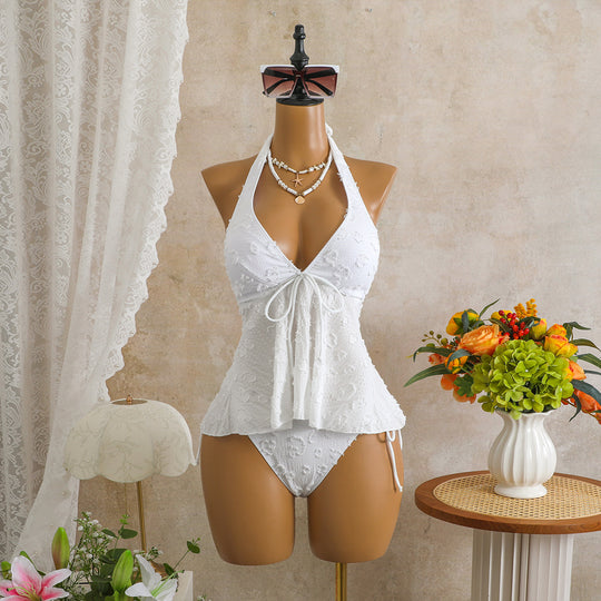 Damen eleganter Tankini mit raffinierten Details EB