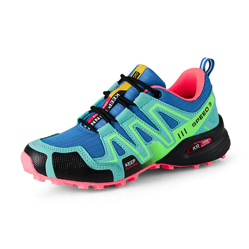 Damen Sportliche Outdoor-Sneaker mit rutschfester Sohle und atmungsaktivem Obermaterial EB