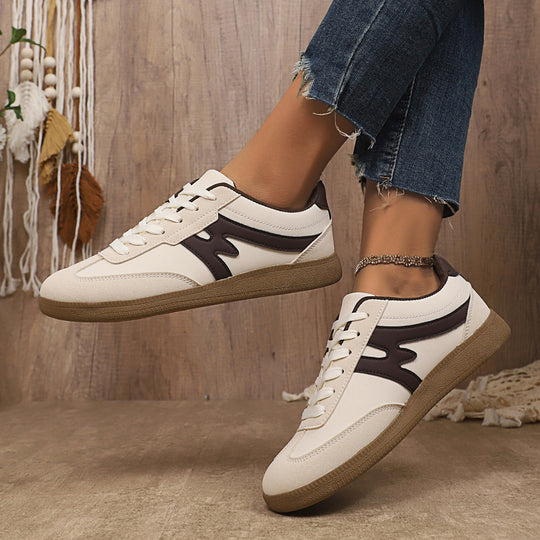 Damen Sportliche Sneaker mit atmungsaktivem Obermaterial und rutschfester Sohle EB