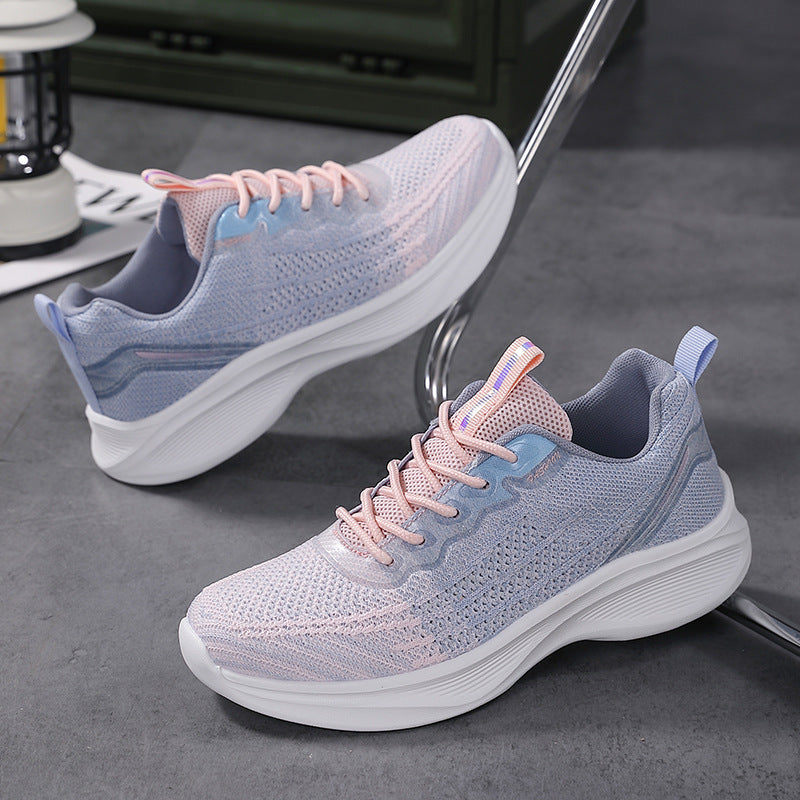 Damen Sportliche Laufschuhe mit atmungsaktiver Mesh-Konstruktion und bequemer Dämpfung EB