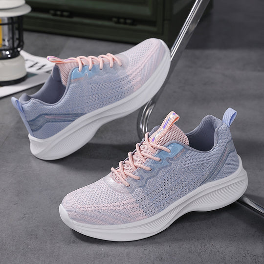 Damen Sportliche Laufschuhe mit atmungsaktiver Mesh-Konstruktion und bequemer Dämpfung EB