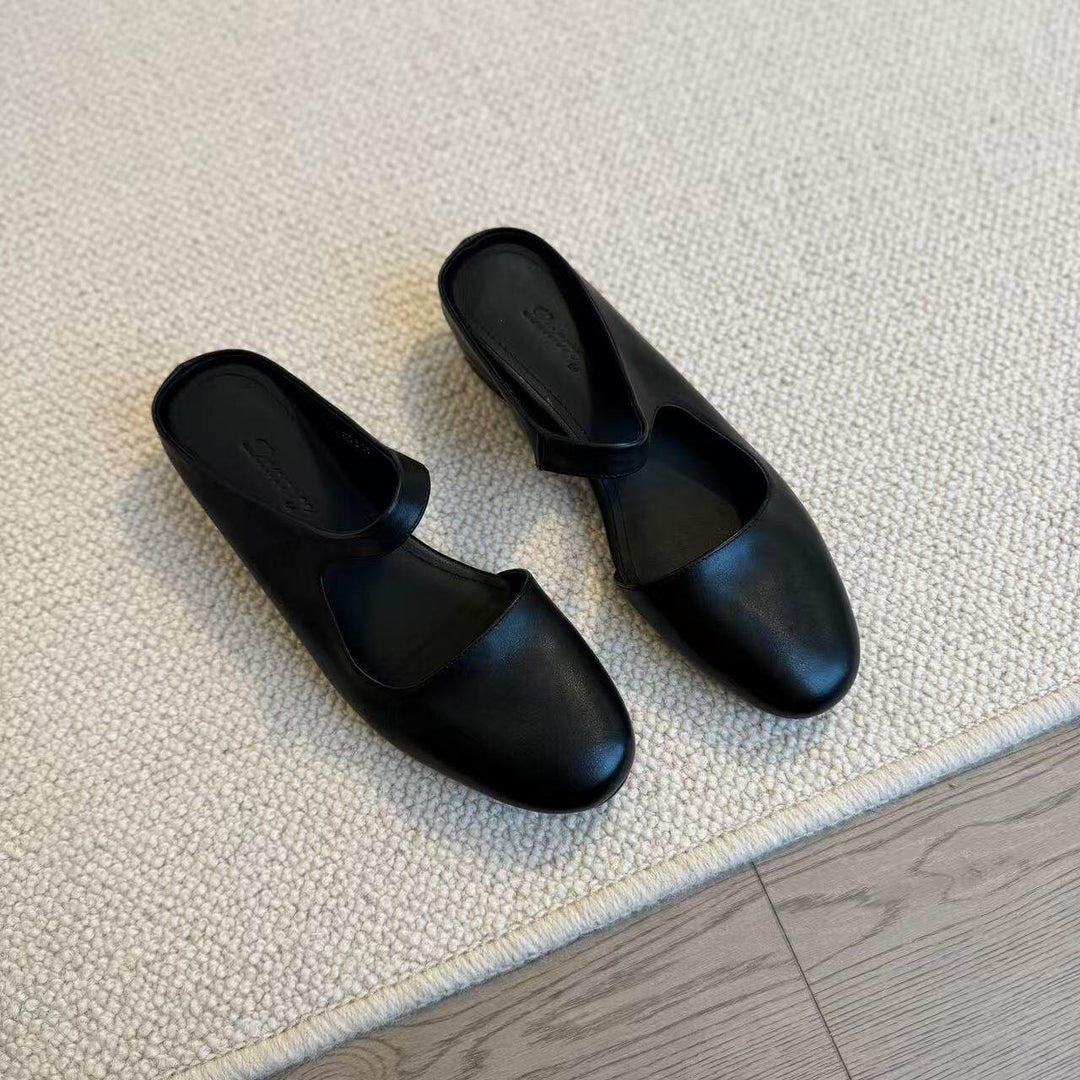 Damen komfortable Riemchen-Pantoletten EB