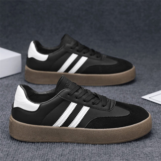 Damen Modische Sneaker mit hochwertigem Obermaterial und rutschfester Sohle EB