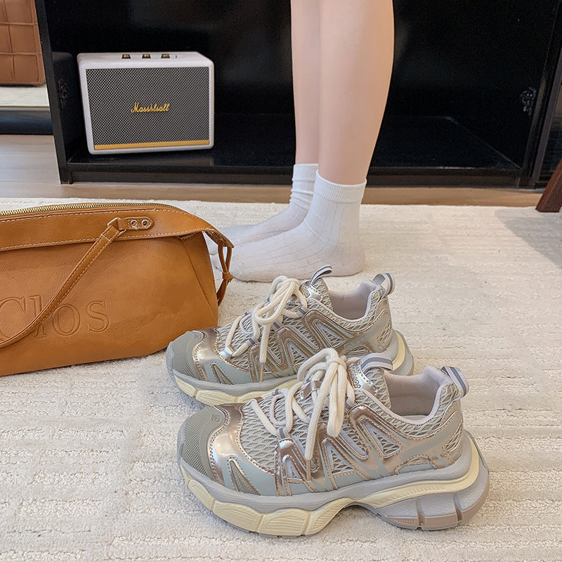 Damen Sportliche Sneakers mit atmungsaktivem Netzmaterial und optimaler Dämpfung EB