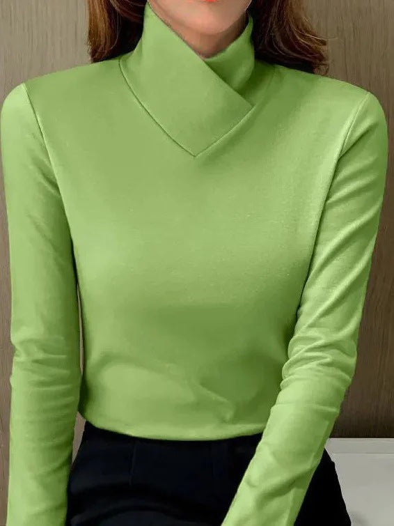EB | Eleganter Rollkragenpullover Mit Hohem Kragen
