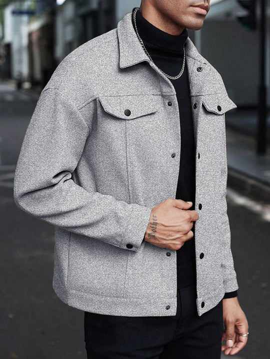 Herren moderne Freizeitjacke im lässigen Schnitt EB