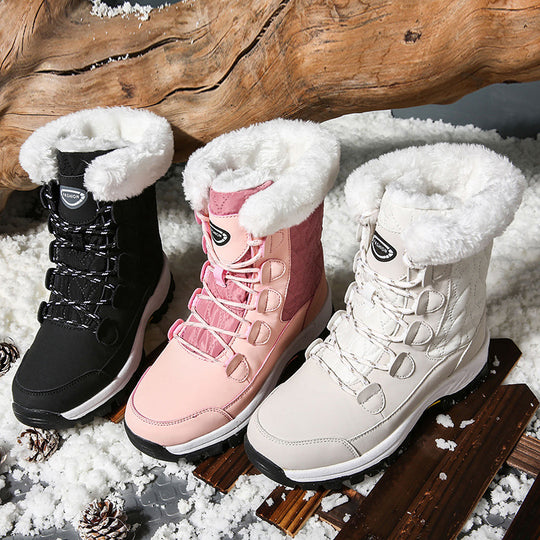 Damen Winterstiefel mit wärmendem Innenfutter und rutschfester Profilsohle EB
