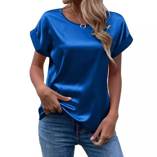 Damen Satinbluse EB