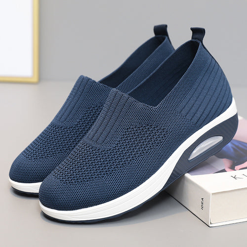 Damen Bequeme und luftige Slip-On Sneaker mit Dämpfungstechnologie EB