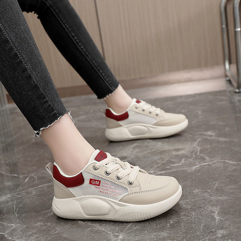 Damen sportliche Sneaker mit atmungsaktivem Obermaterial und bequemer Dämpfung EB