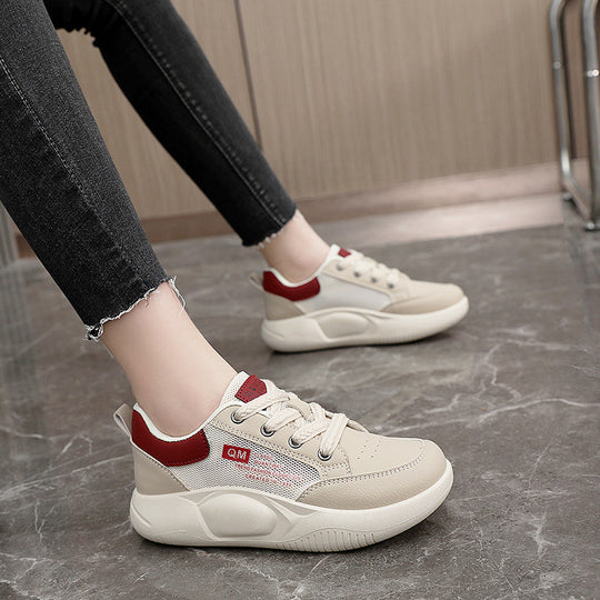 Damen sportliche Sneaker mit atmungsaktivem Obermaterial und bequemer Dämpfung EB