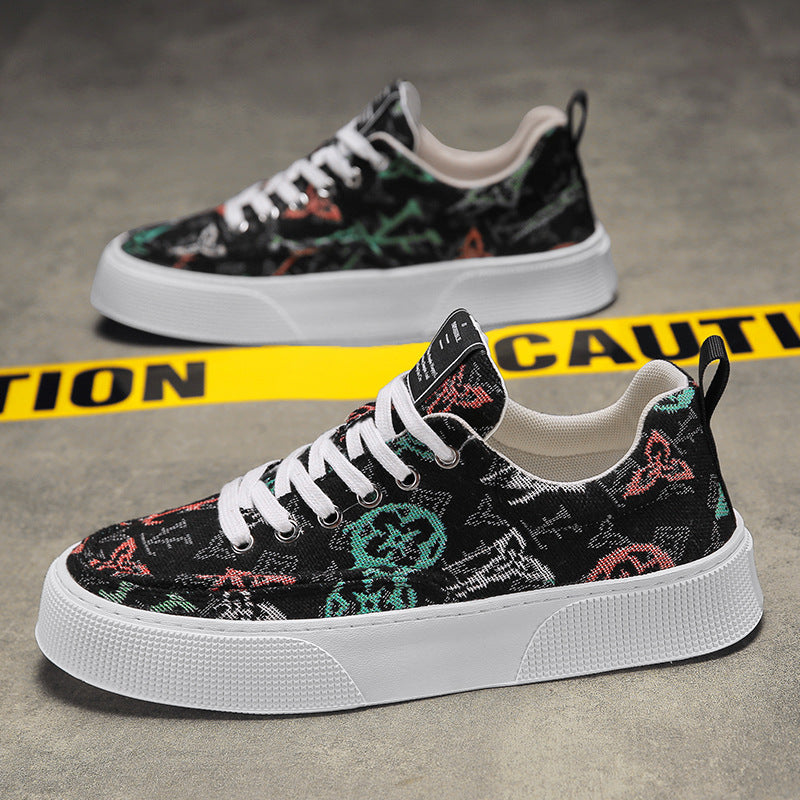 Damen Urban Fashion Sneaker mit einzigartigem Print EB