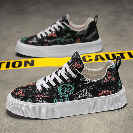 Damen Urban Fashion Sneaker mit einzigartigem Print EB