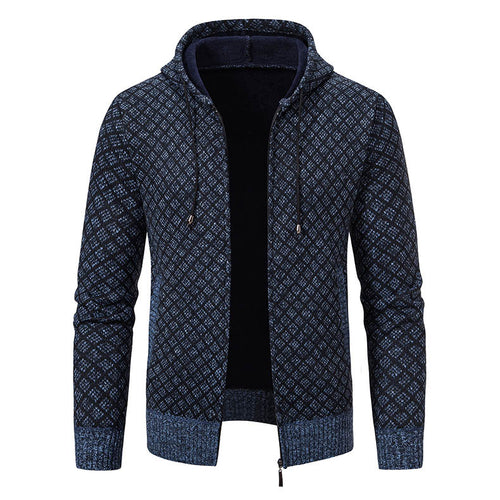 Herren Kapuzenjacke mit strukturiertem Design und eleganten Akzenten EB