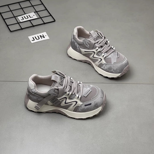Damen Sportliche Sneakers mit hohem Tragekomfort und atmungsaktiver Obermaterialkombination EB