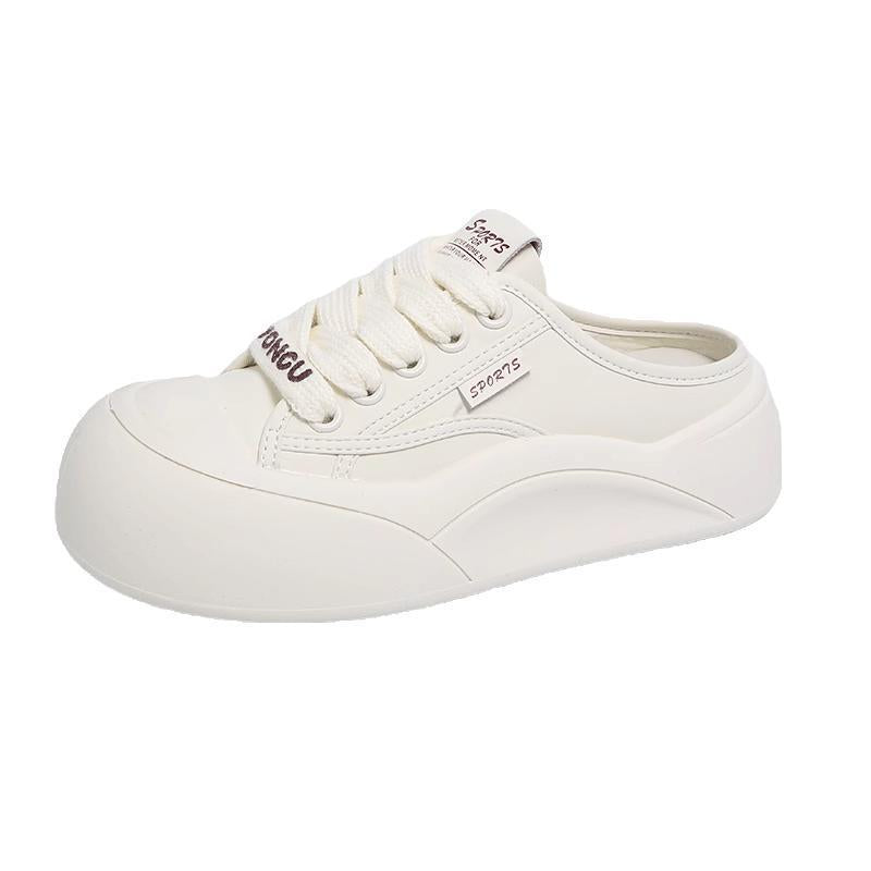 Damen Trendige Plateau-Sneaker mit flexibel einstellbarem Schnürsystem und atmungsaktiver Sohle EB