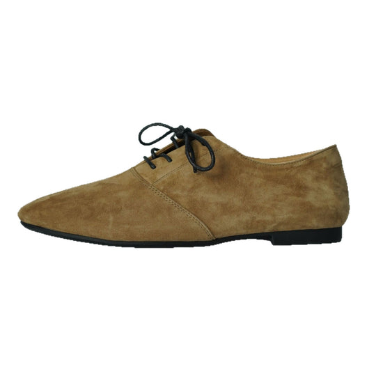 Damen Mokassins aus hochwertigem Wildleder mit elegantem Schnürdesign EB