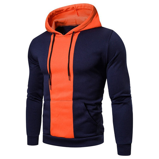 Herren Kapuzenpullover mit modernem Farbblock-Design EB