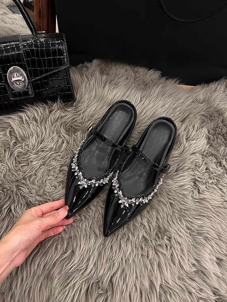 Damen Pumps mit funkelnder Strassverzierung EB