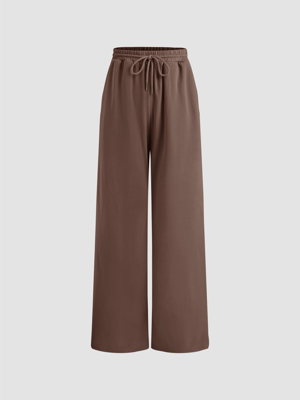 Damen weite Jersey-Hose mit elastischem Bund und Kordelzug EB