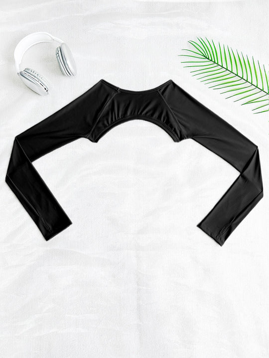 Damen Sportlicher Bikini-Oberteil mit schmalen Trägern EB