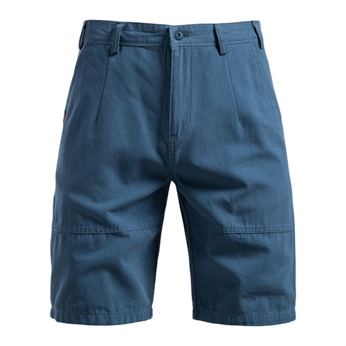 Herren nan robuste Baumwoll-Twill-Bermudahose mit verstärkten Knieeinsätzen und entspannter Passform EB