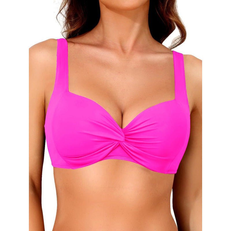 Damen Sportliches Bikinioberteil mit modischem Twist-Design EB