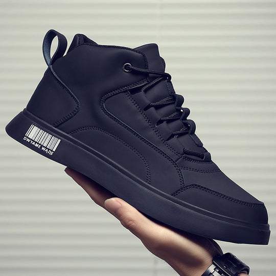 Damen modische High-Top Sneaker mit flexiblem Obermaterial und rutschfester Sohle EB