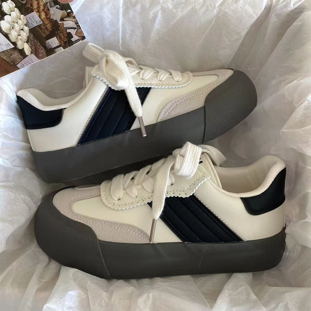 Damen Sportliche Sneakers mit atmungsaktivem Obermaterial und rutschfester Laufsohle EB