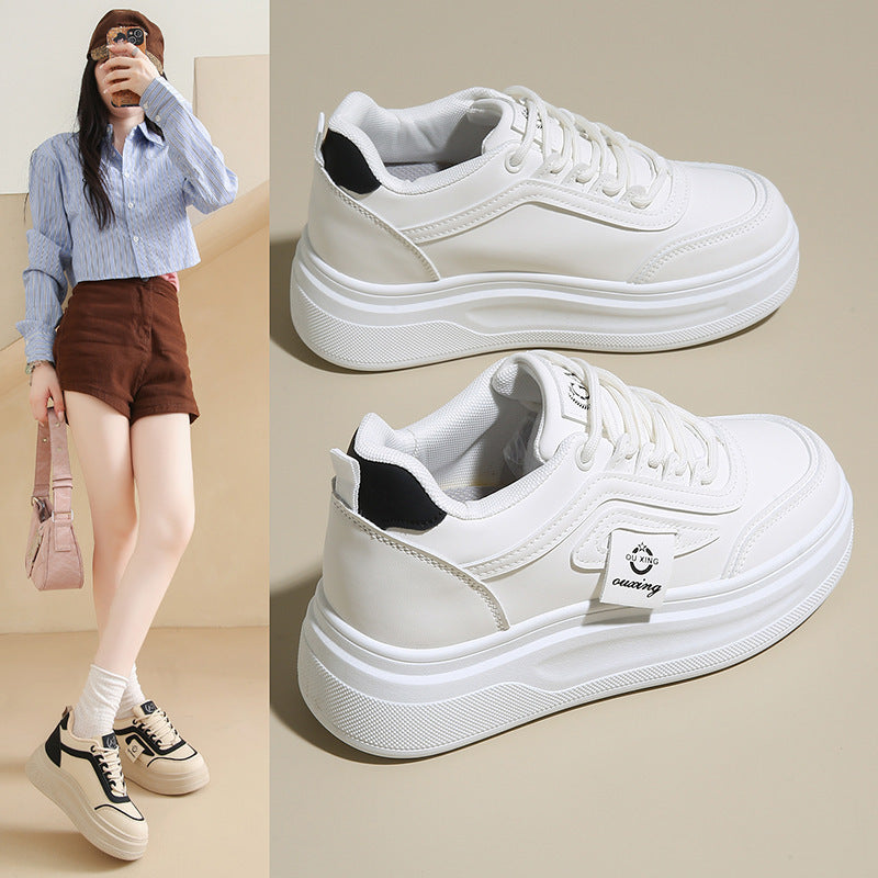 Damen modische Plateau-Sneaker mit sportlicher Dämpfungstechnologie EB