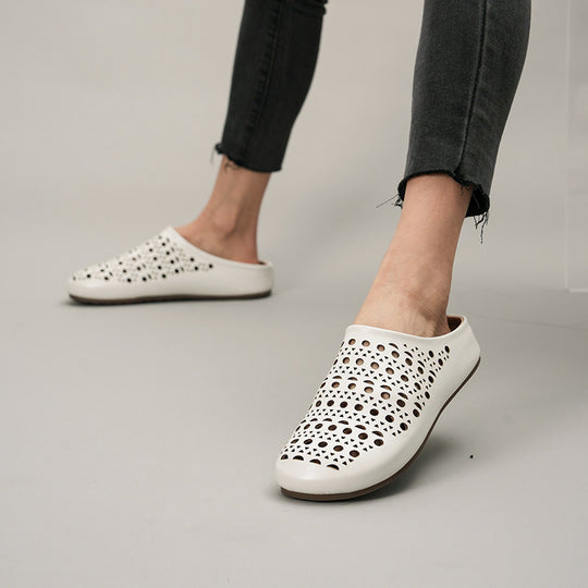Damen Clogs mit atmungsaktivem Mesh-Design und flexiblem Fußbett EB