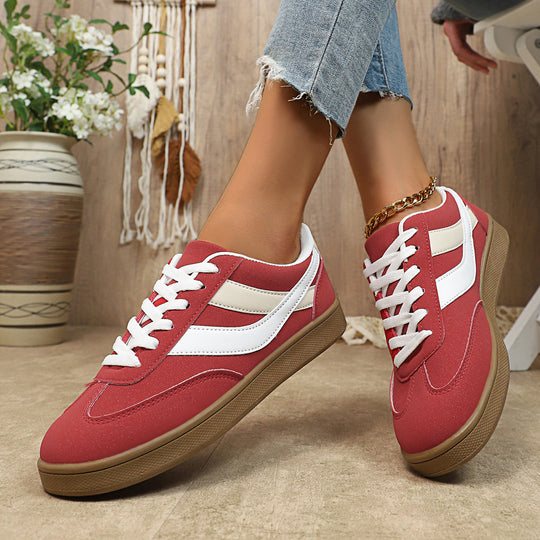 Damen Sportliche Sneakers mit atmungsaktivem Textil-Obermaterial und rutschfester Sohle EB