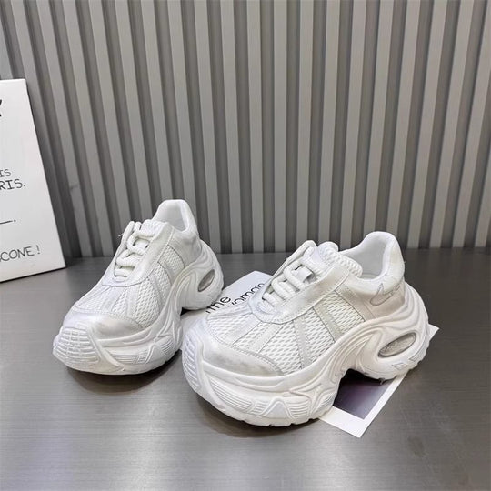 Damen Sportliche Chunky Sneakers mit atmungsaktiven Mesh-Einsätzen EB
