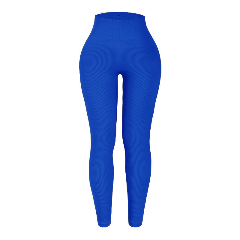 Damen Hochtaillierte Fitness-Leggings mit Struktur EB