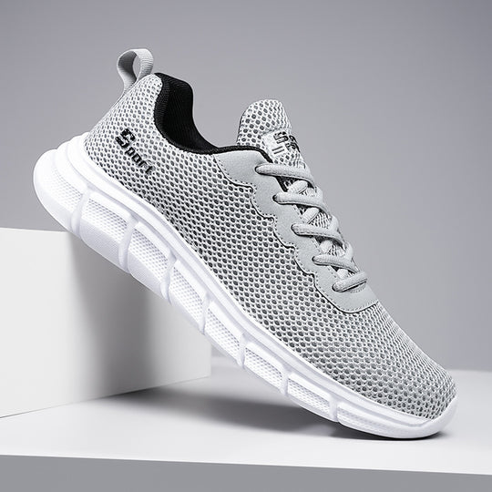 Damen Sportliche atmungsaktive Sneakers mit Stoßdämpfung EB